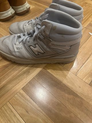 New Balance 650 grises modelo BB650 sneakers retro