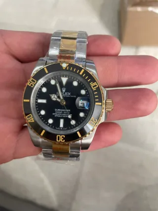 Reloj Rolx Submarin  Negro y Dorado