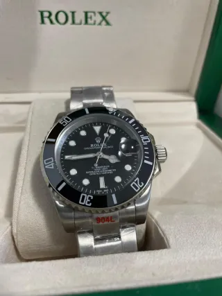 Reloj Rolx Submari Acero Negro