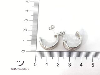 pendientes plata 925mm con piedra con circonita