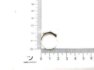 anillo oro 18k con piedra con diamante