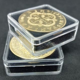 (N13) 1699 ESPAÑA 2 MONEDAS + 2 ESTUCHES ACRÍLICOS