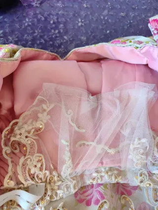 Falda y manteletas fallera niña