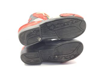 botas motorista alpinestars gps-3 black red