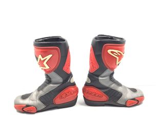 botas motorista alpinestars gps-3 black red