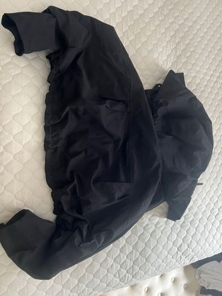 Giubbotto Mango 100% Cotone Nero Nuovo