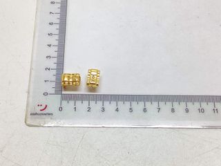 pendientes oro 18k con piedra con cuarzo