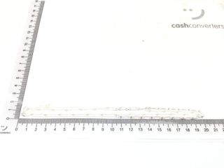 collar plata 925mm con piedra con perla 22.5cm