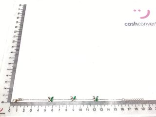 pulsera plata 925mm con piedra con circonita