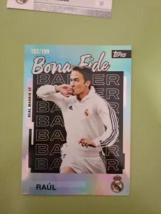 Cromo Raúl Bona Fide Baller Topps 192/199