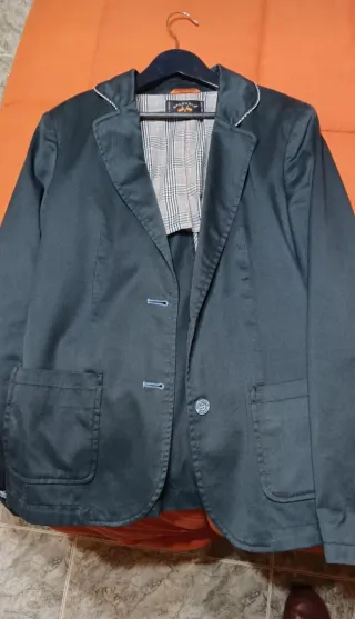 Chaqueta Americana Spagnolo Mujer Azul