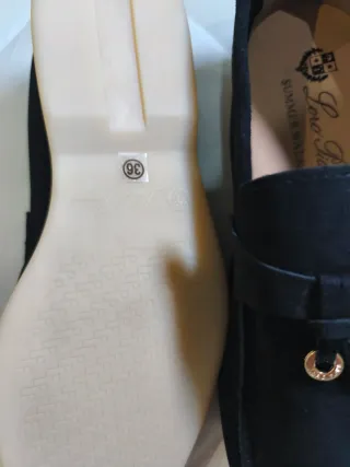 Zapatos Loro Piana Negro