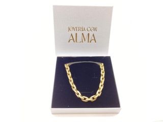 cadena plata 925mm con piedra con circonita 30cm