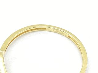 anillo oro 18k con piedra con circonita