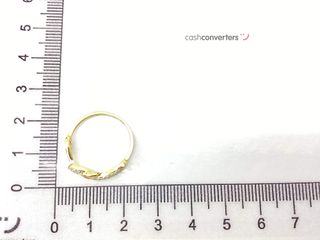 anillo oro 18k con piedra con circonita