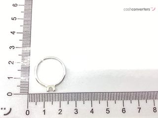 anillo plata 925mm con piedra con circonita