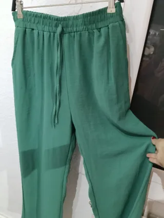 Pantalones fluidos talla única