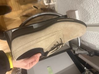 Tommy Hilfiger zapatos derby ante beige talla 45