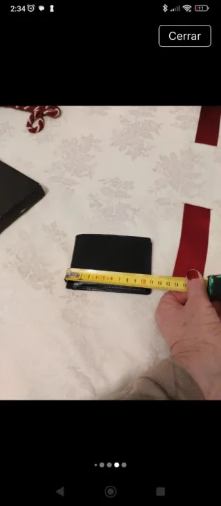 Cartera Billetera GIOCCI Piel Negra