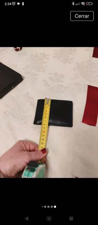 Cartera Billetera GIOCCI Piel Negra