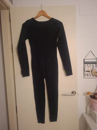 Mono reductor negro manga larga