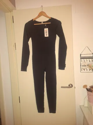 Mono reductor negro manga larga