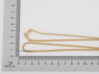 cadena oro 18k 25cm