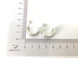 pendientes plata 925mm con piedra con circonita
