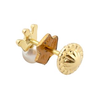 pendientes oro 18k con piedra