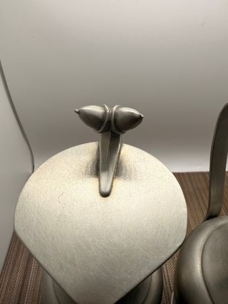 Pareja de Jarras Vintage de Peltre/ "ESTAÑOL"