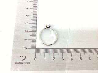 anillo plata 925mm con piedra con circonita