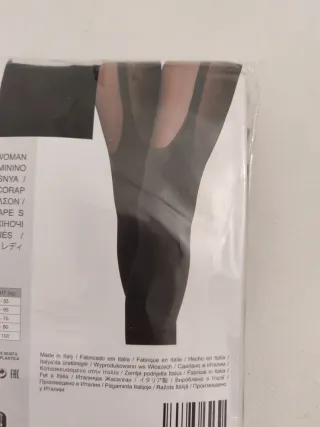 Collant Fashion Donna - Nero - Tg. 3/4 - M/L