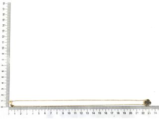 gargantilla oro 18k con piedra con onix 21cm