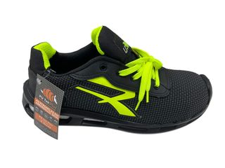 calzado seguridad u power negro y amarillo fluor