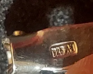 Pulsera Plata Ley esclava 18cm con sello