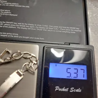 Pulsera Plata Ley esclava 18cm con sello