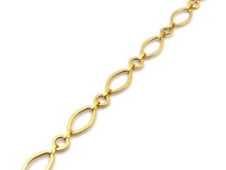 pulsera oro 18k con circonita