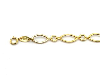 pulsera oro 18k con circonita