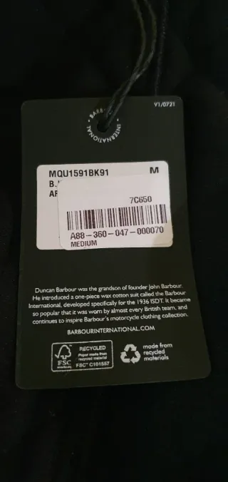 Chaqueta Barbour Ariel Talla M