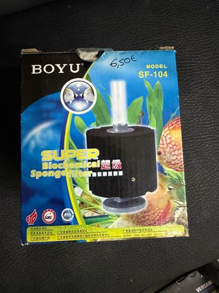 Filtro Esponja Bioquímico BOYU SF-104