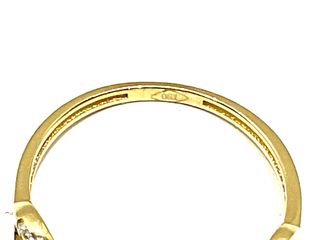 anillo oro 18k con piedra con circonita