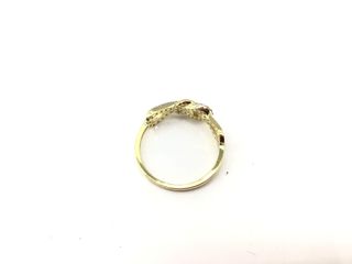 anillo oro 18k con piedra con circonita