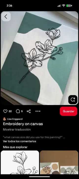 Cuadros cosidos artesanalmente