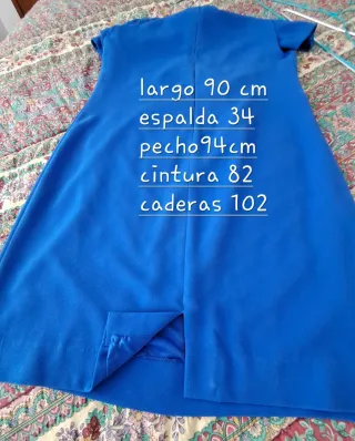 Vestido cóctel azul