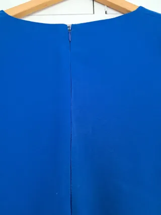 Vestido cóctel azul