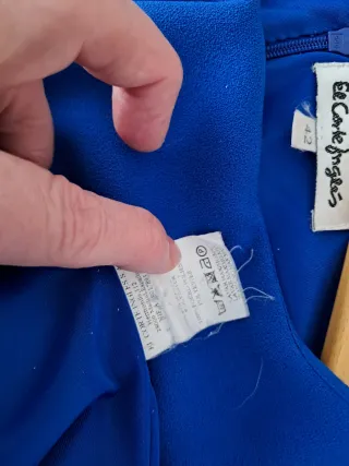 Vestido cóctel azul
