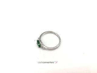 anillo plata 925mm con piedra con circonita