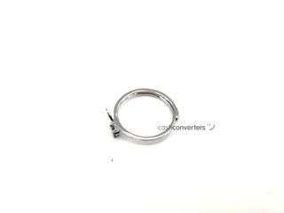 anillo plata 925mm con piedra con circonita