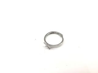 anillo plata 925mm con piedra con circonita