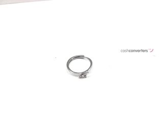 anillo plata 925mm con piedra con circonita